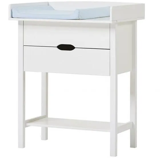 Hoppekids ISABELLA puslekommode med puslehynde i lyseblå